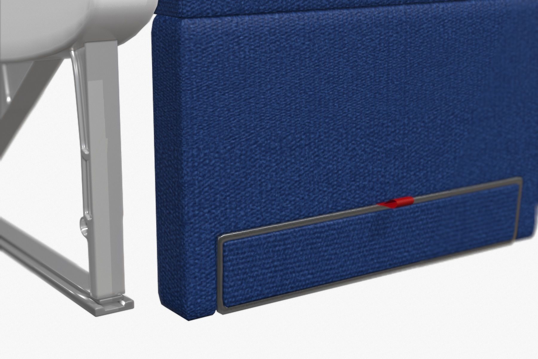 Airplane chair business class Low-poly 3D model_12