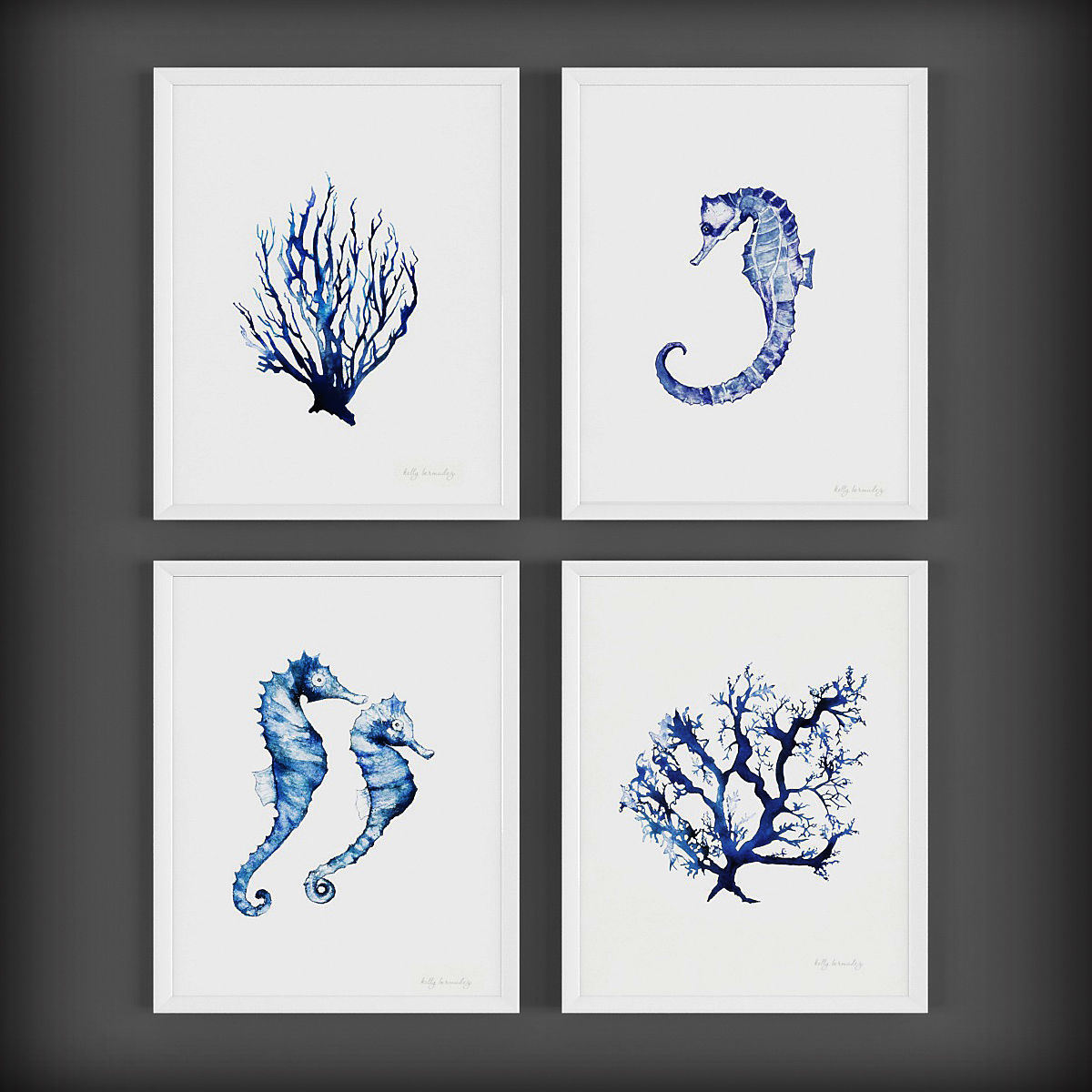 Picture Frames Low-poly 3D model_2