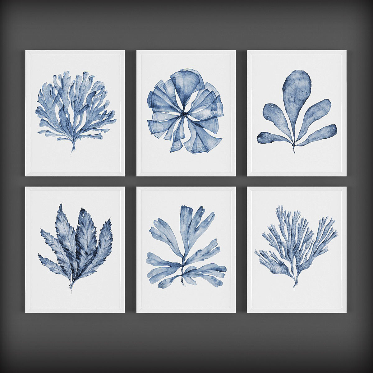 Picture Frames Low-poly 3D model_1