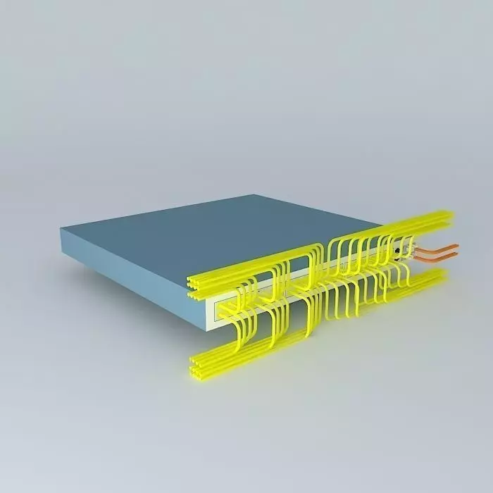 Catalyst 4948 10GE with cables 3D model_0