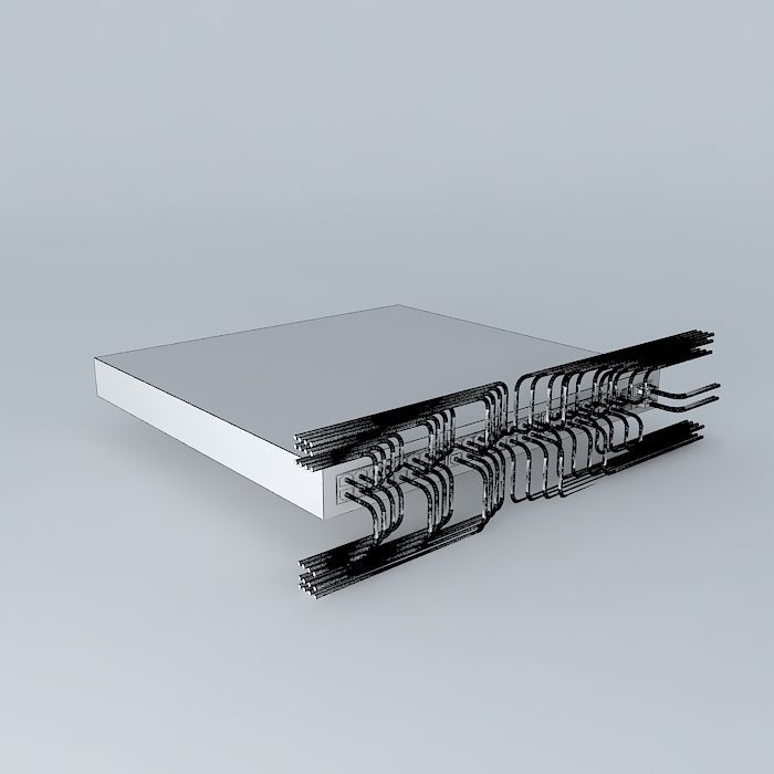 Catalyst 4948 10GE with cables 3D model_3