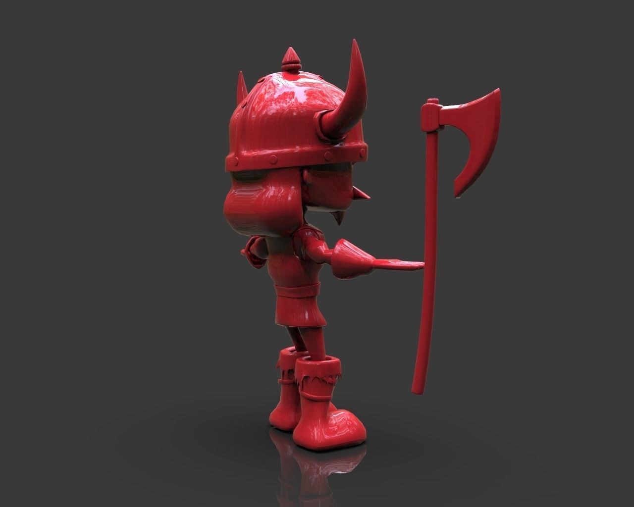 Floky The Viking Low-poly 3D model_6