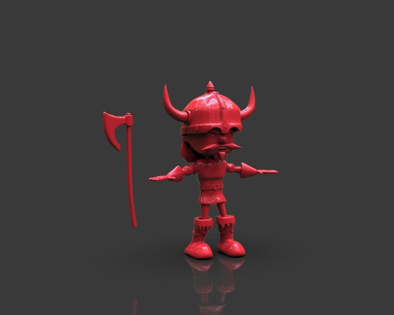 Floky The Viking Low-poly 3D model_8