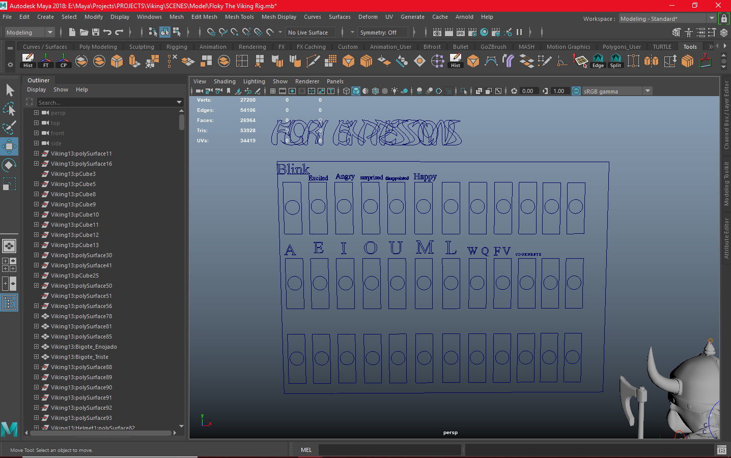 Floky The Viking Low-poly 3D model_26