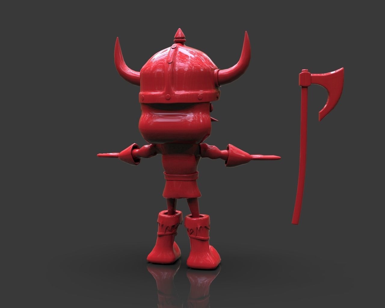 Floky The Viking Low-poly 3D model_5