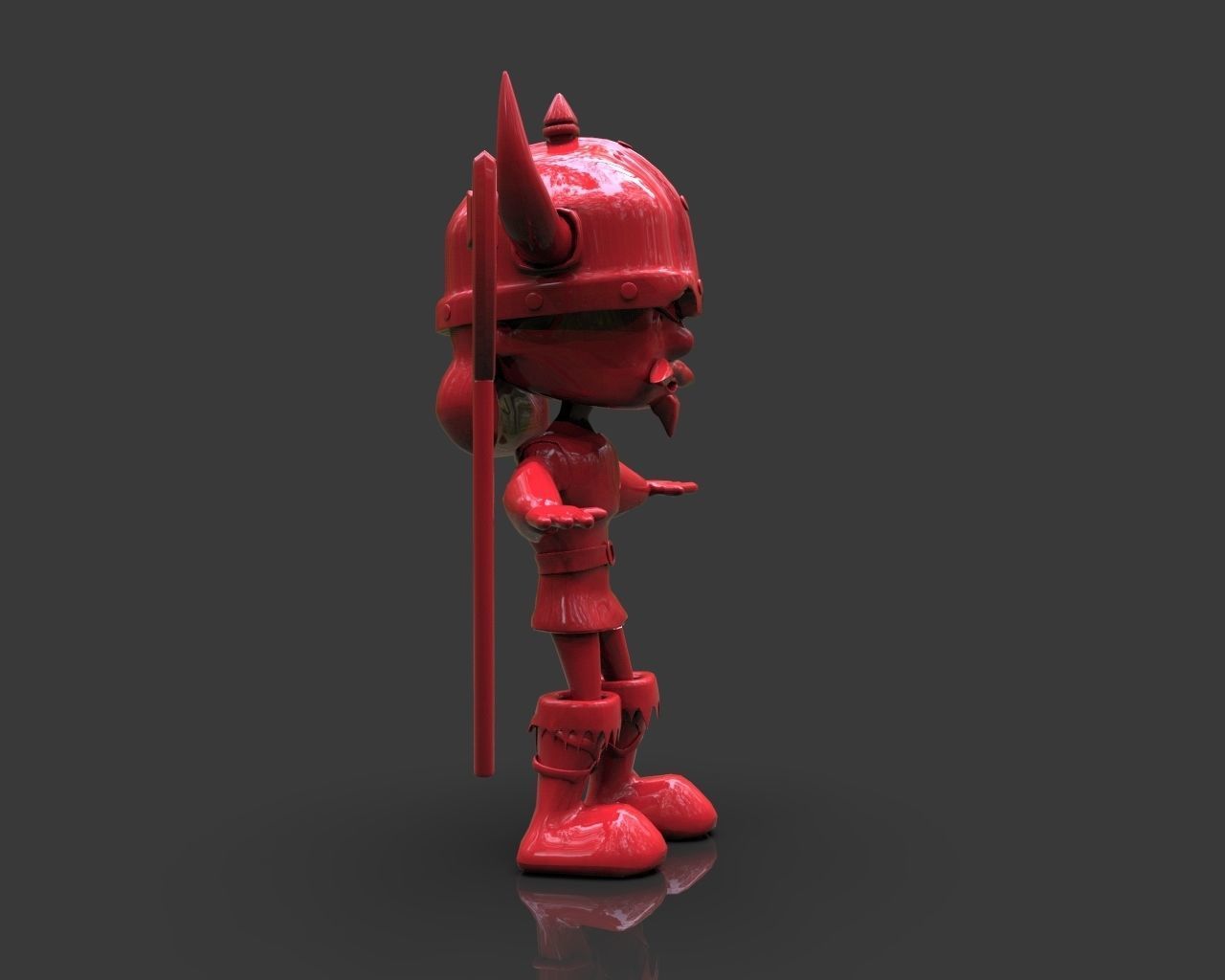 Floky The Viking Low-poly 3D model_7