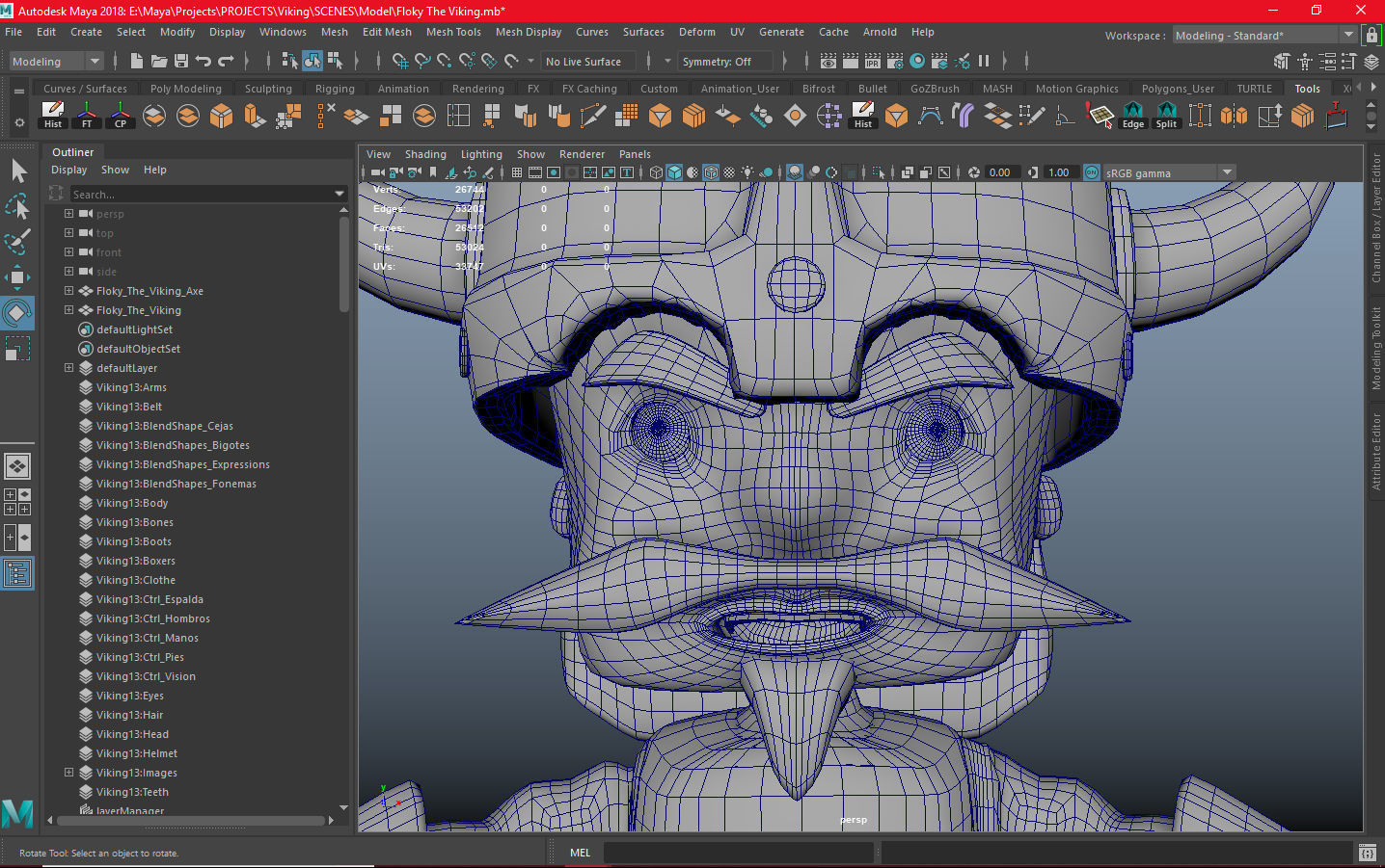 Floky The Viking Low-poly 3D model_23