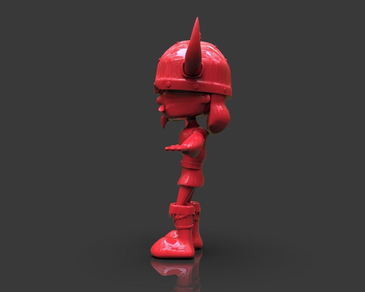 Floky The Viking Low-poly 3D model_2