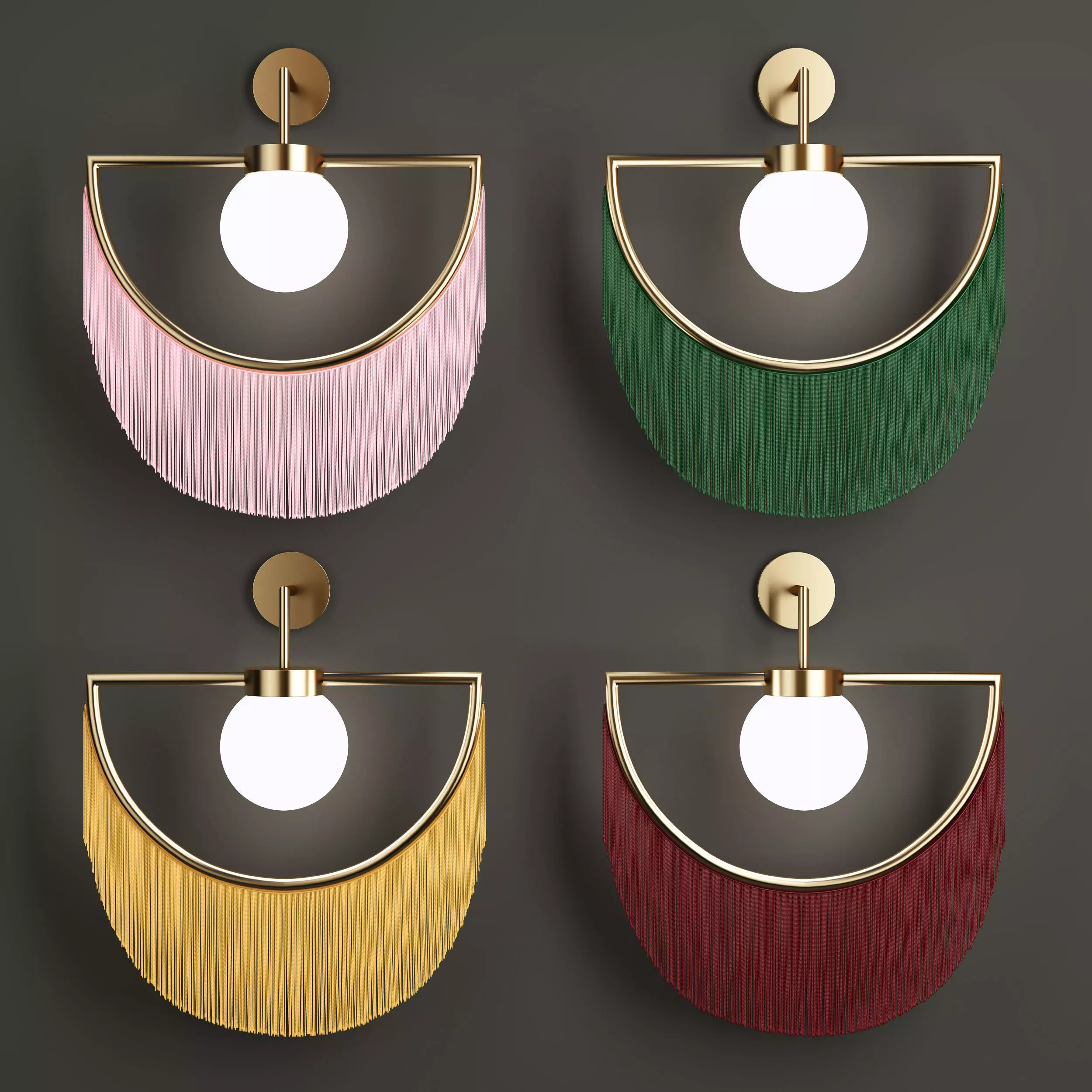 Houtique Wink Wall Lamp 3D model