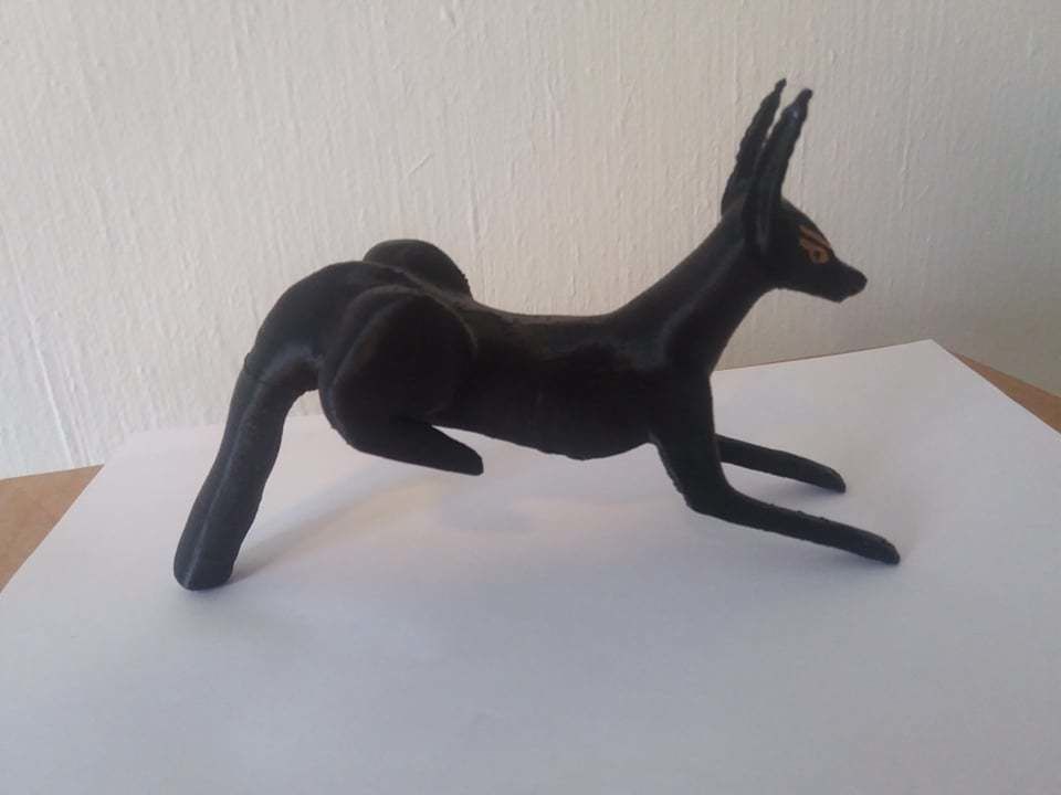 Anubis shrine deckbox for Magic The Gathering 3D print model_11