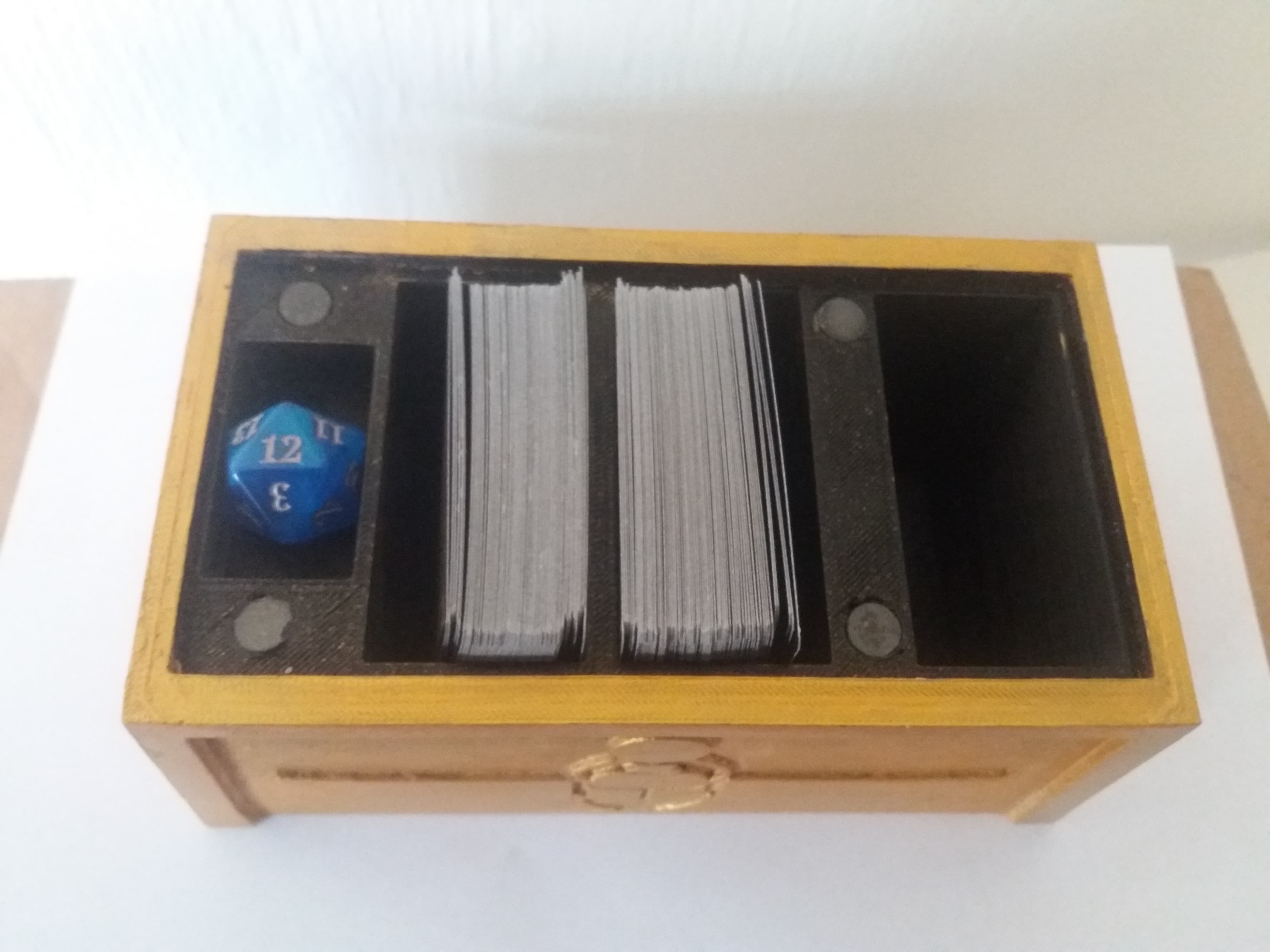 Anubis shrine deckbox for Magic The Gathering 3D print model_7