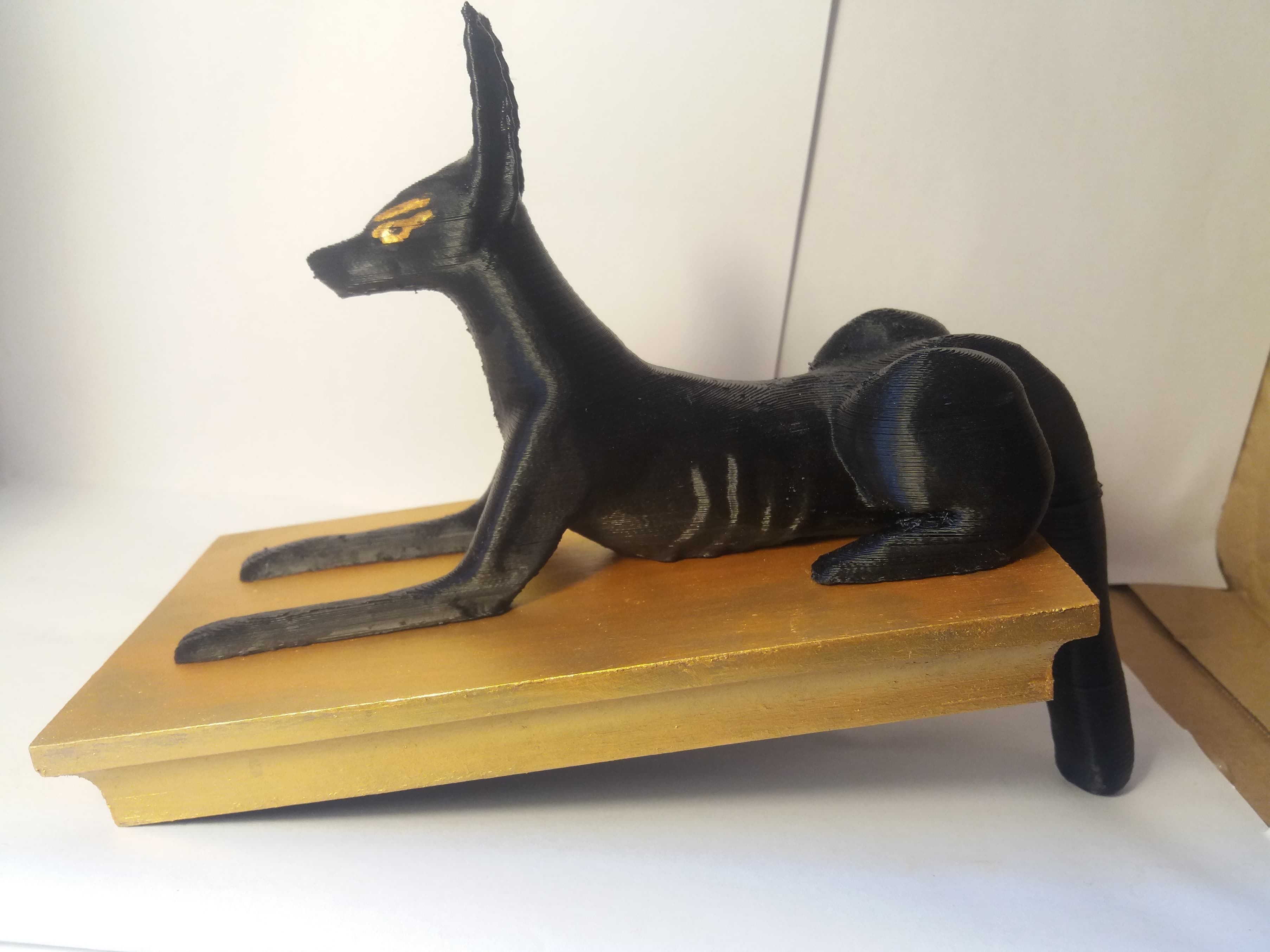 Anubis shrine deckbox for Magic The Gathering 3D print model_15