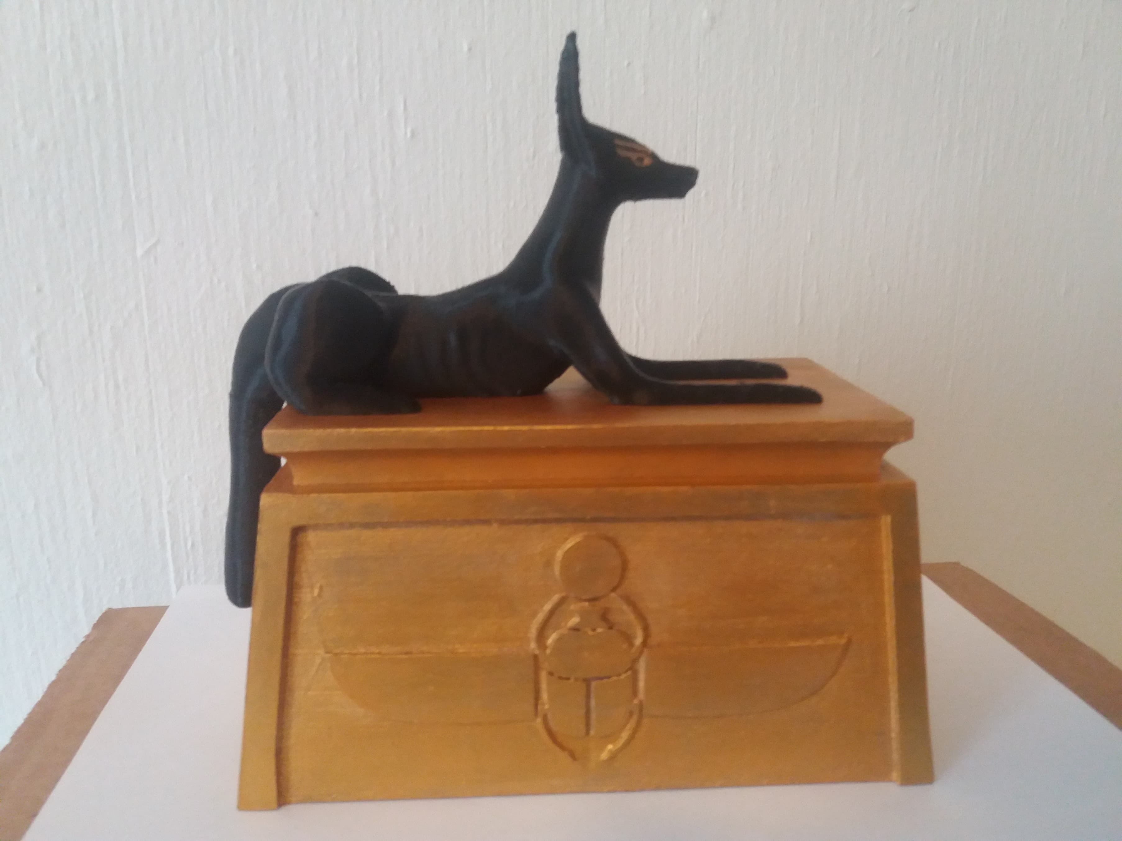 Anubis shrine deckbox for Magic The Gathering 3D print model_1