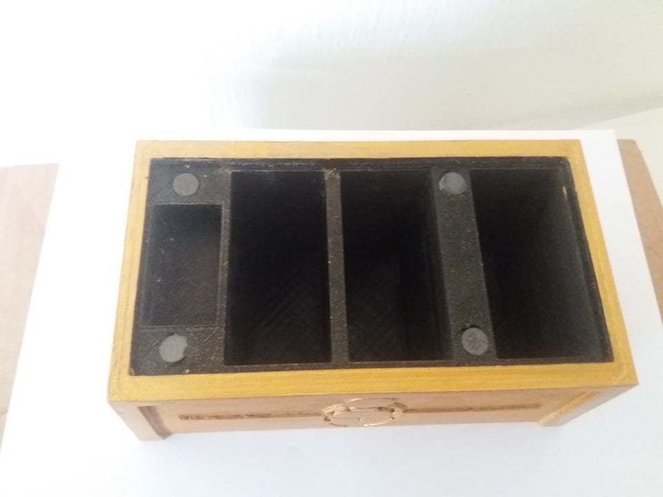 Anubis shrine deckbox for Magic The Gathering 3D print model_9