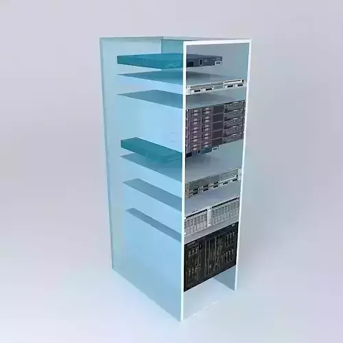 Example IDC Cabinet 3D model