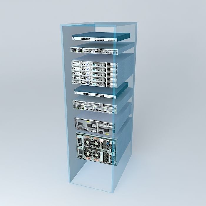Example IDC Cabinet 3D model_1