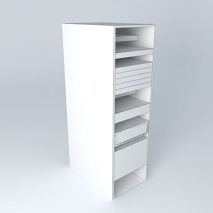 Example IDC Cabinet 3D model_3