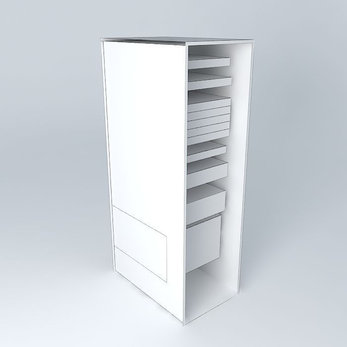 Example IDC Cabinet 3D model_4