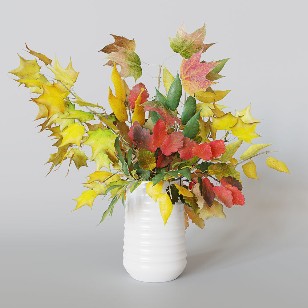 Autumn bouquet 3D model_3