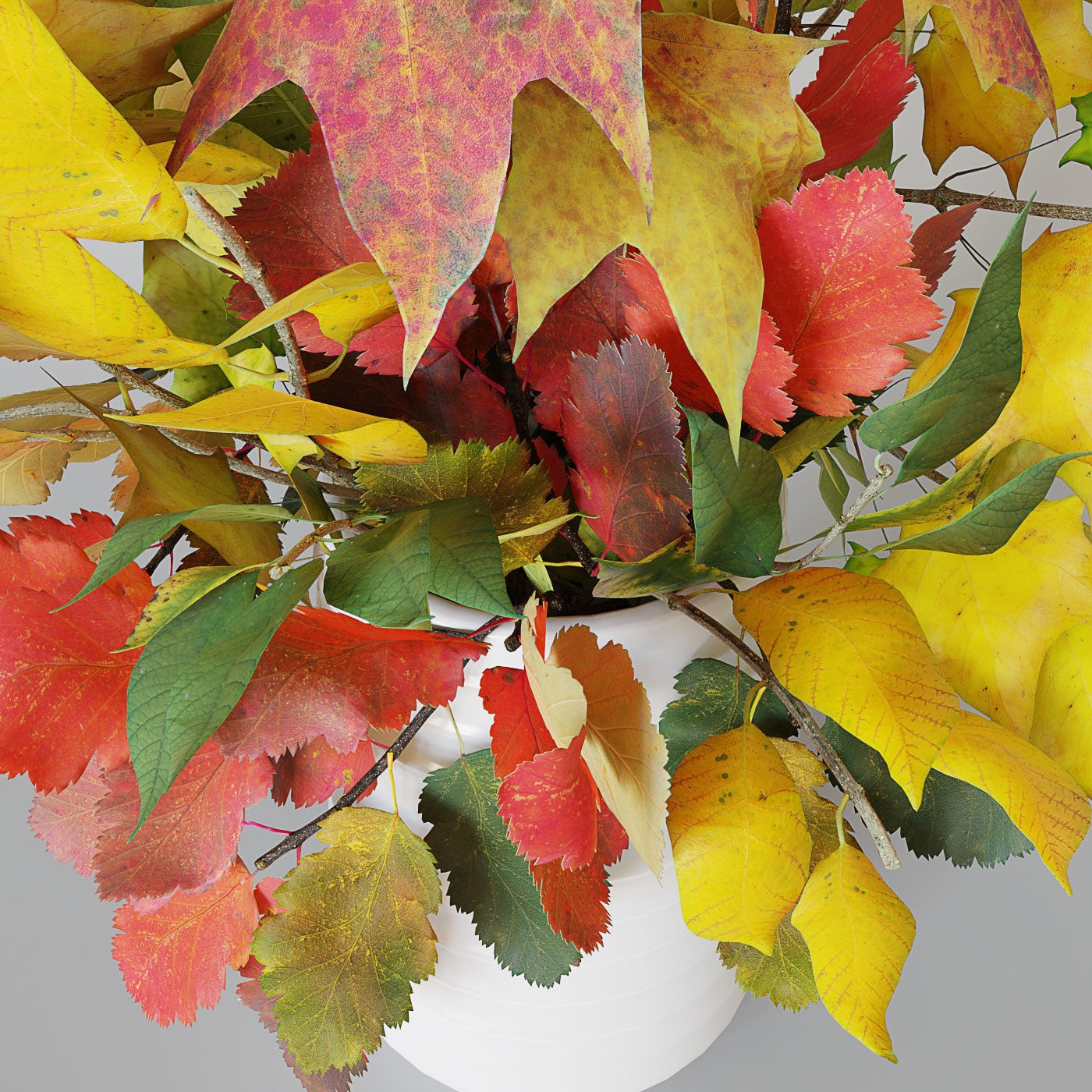 Autumn bouquet 3D model_5