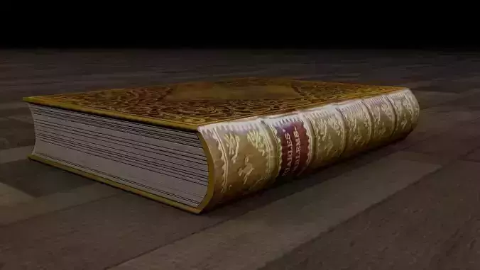 Old Book 3D model