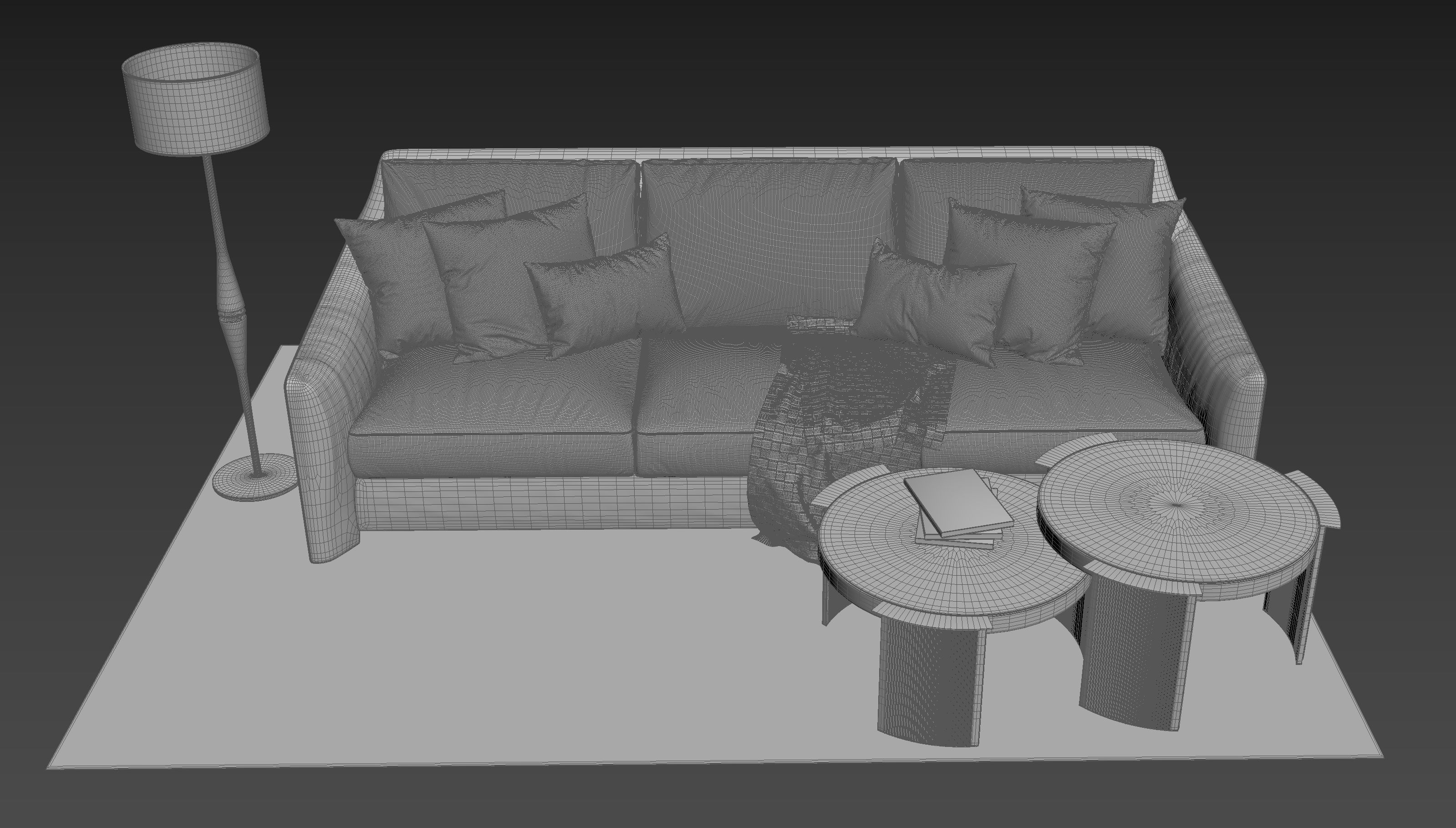Sofa Heritage ARLES 3D model_6