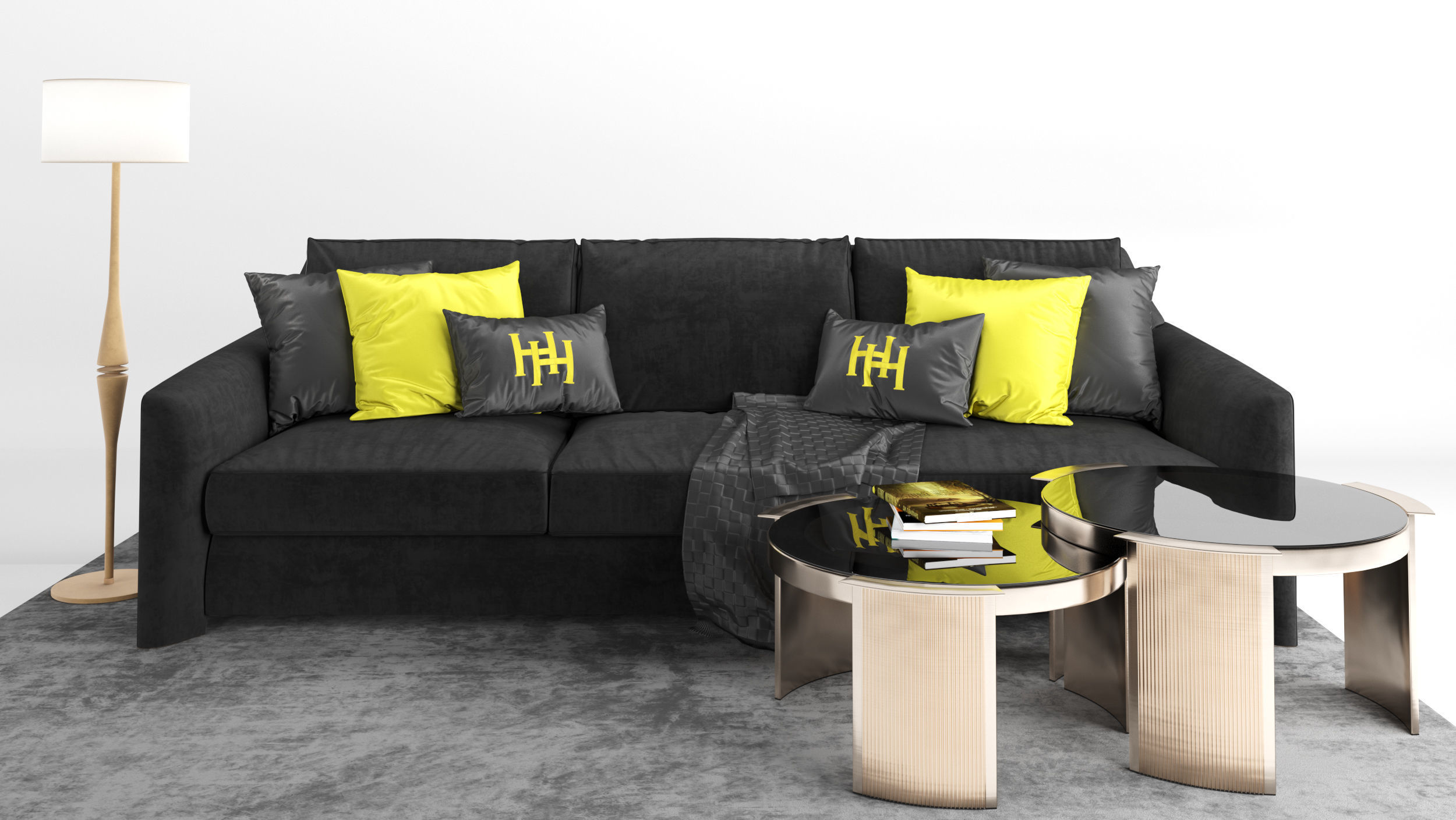 Sofa Heritage ARLES 3D model_4