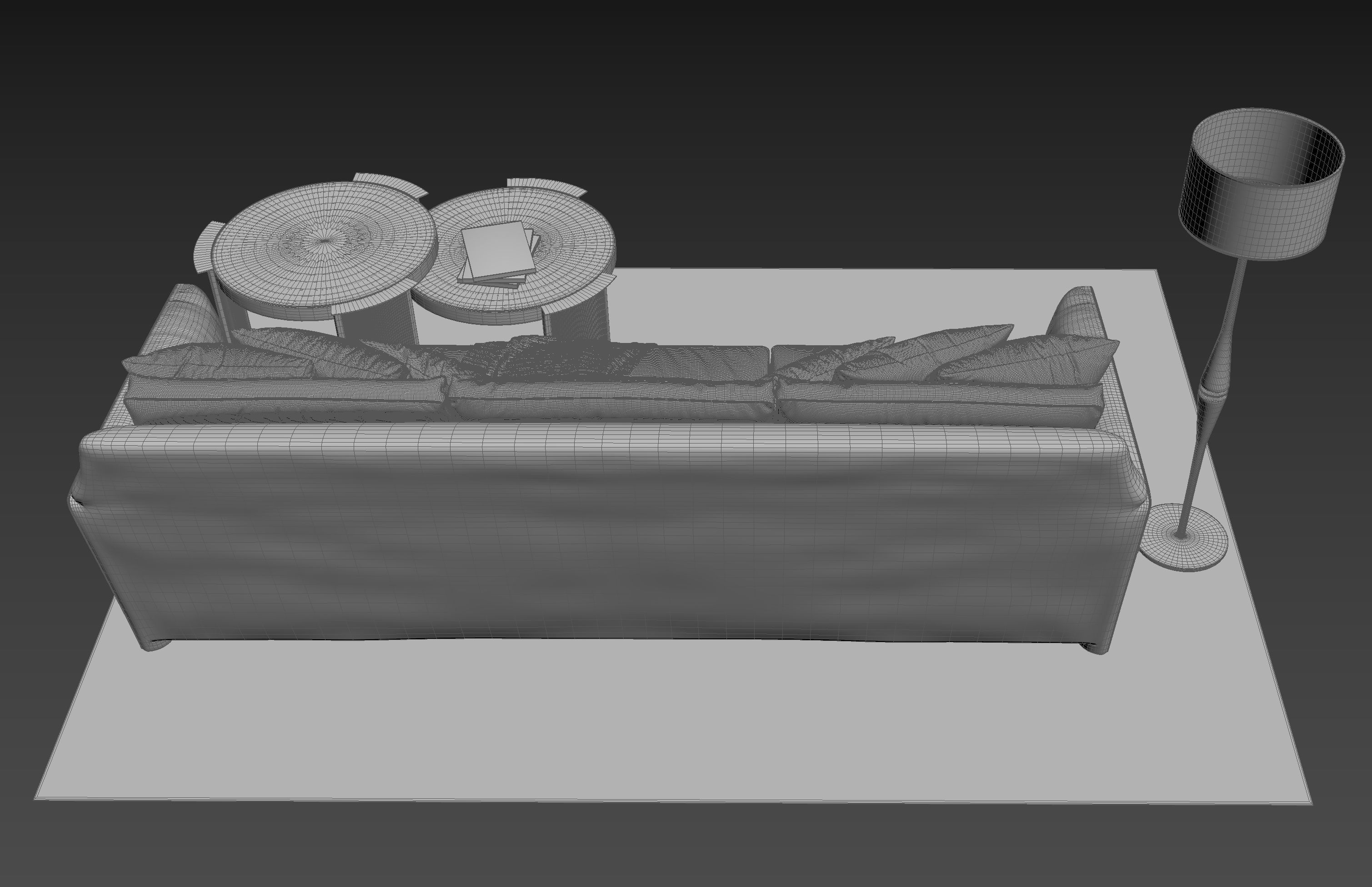 Sofa Heritage ARLES 3D model_8