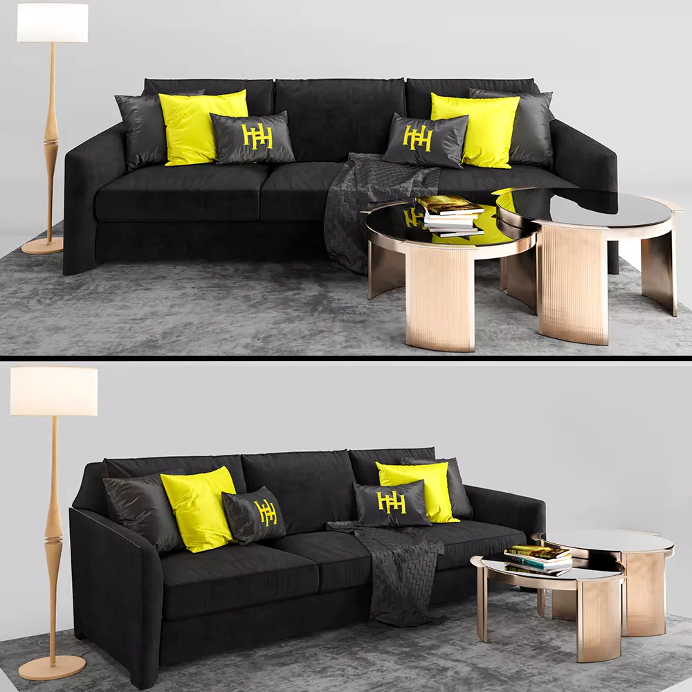 Sofa Heritage ARLES 3D model_0
