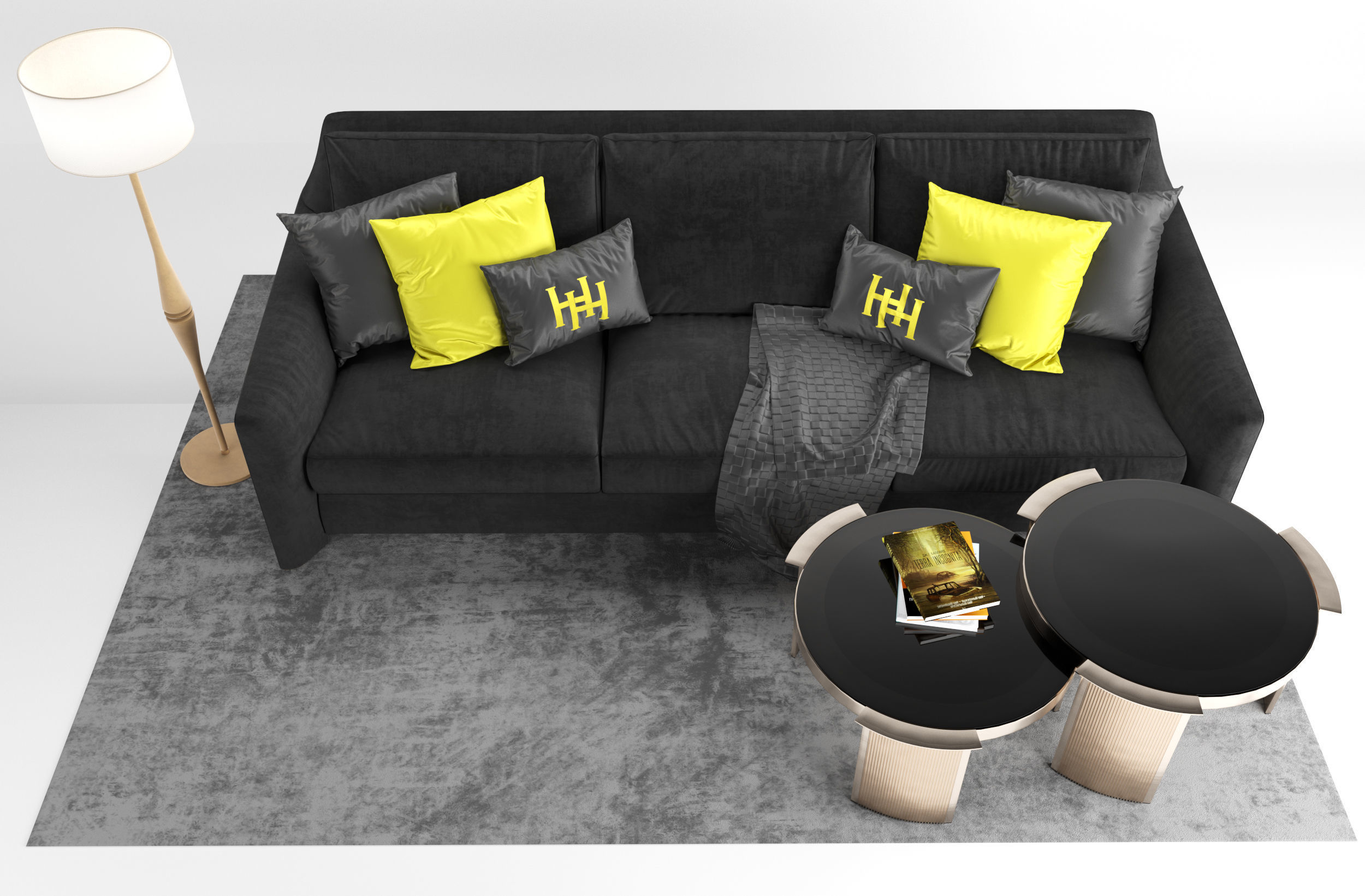 Sofa Heritage ARLES 3D model_2