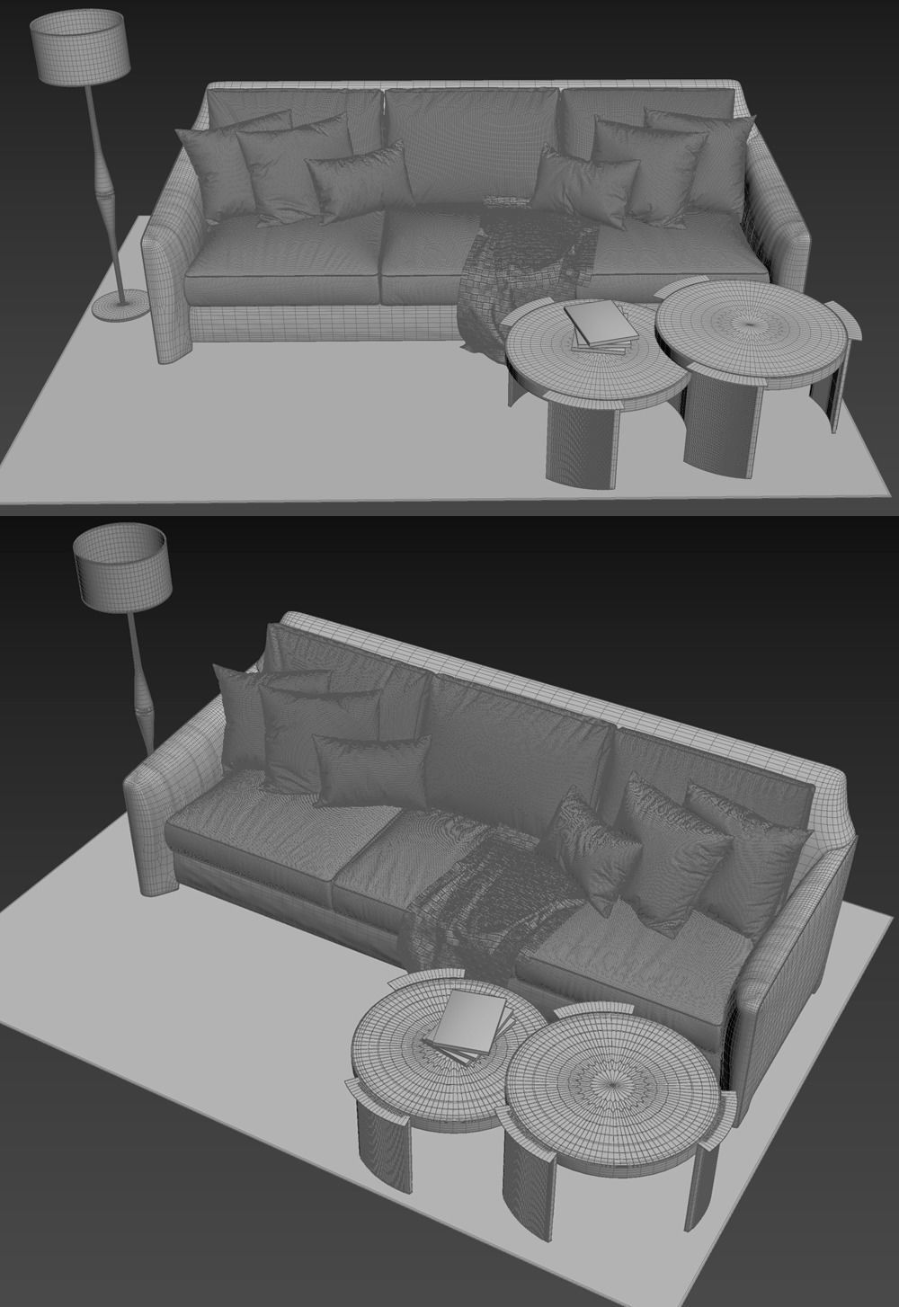 Sofa Heritage ARLES 3D model_5