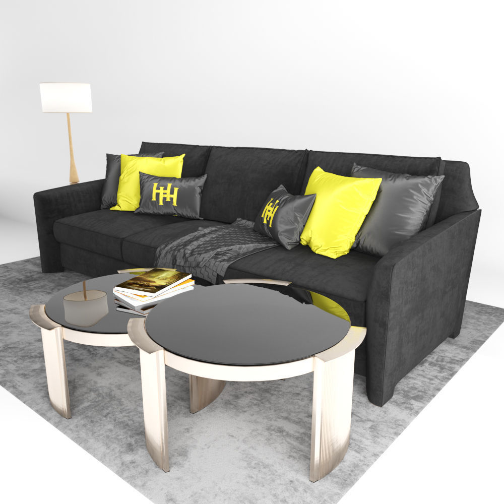 Sofa Heritage ARLES 3D model_3