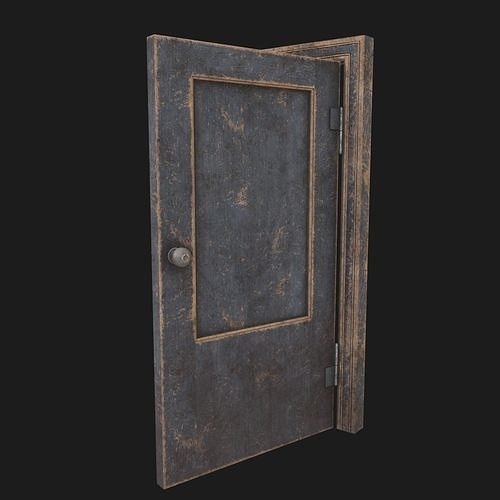 Old door 3D model