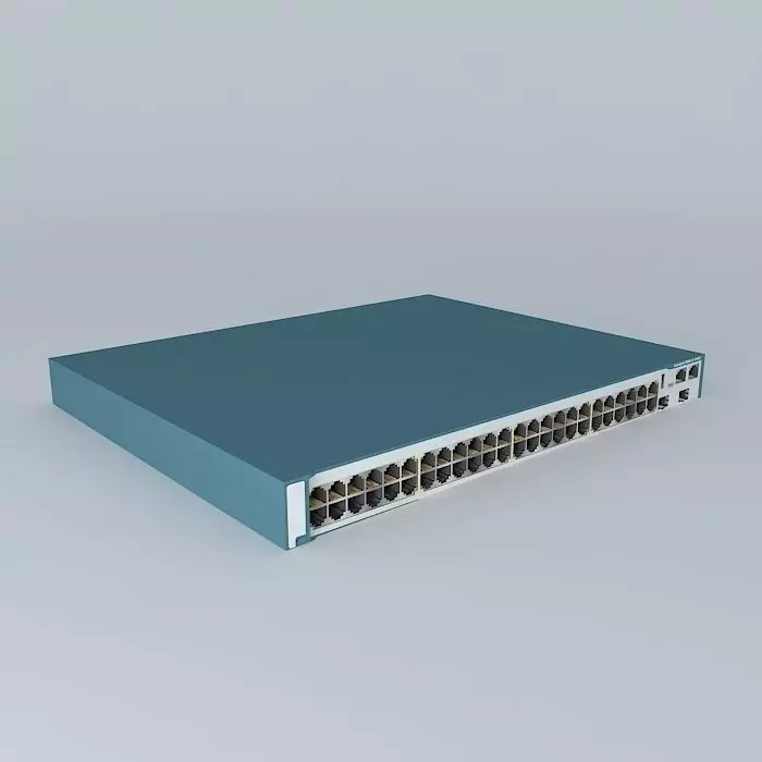 Cisco Catalyst 2960 S 48TD L Network Switch 3D model_0