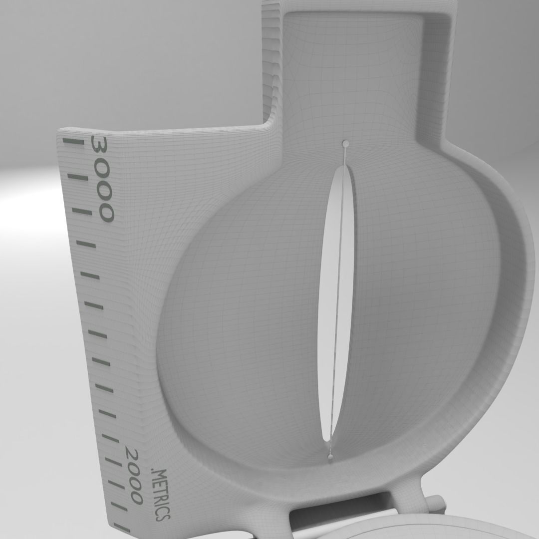 Military Compass 3D model_11