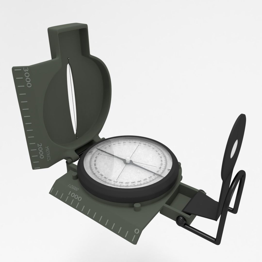 Military Compass 3D model_5
