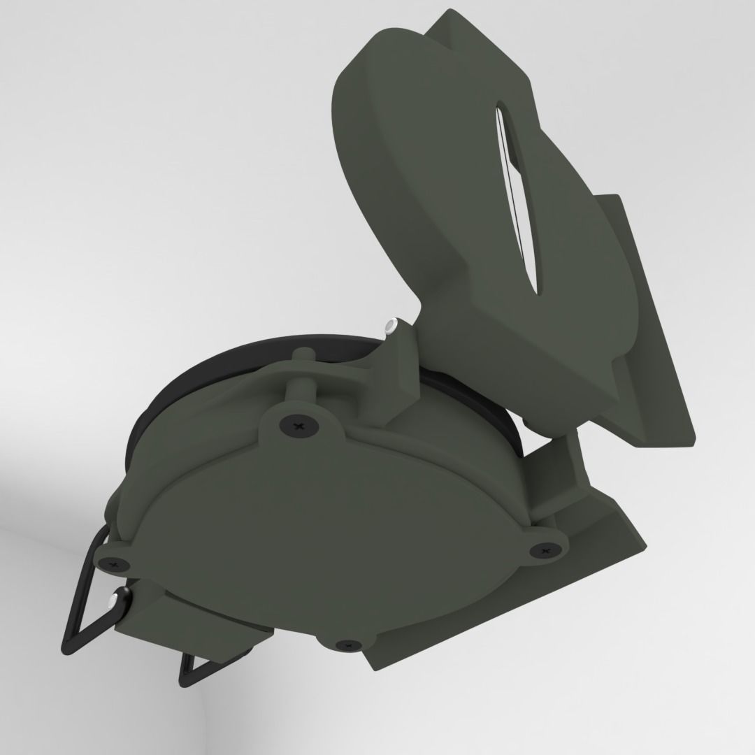 Military Compass 3D model_3