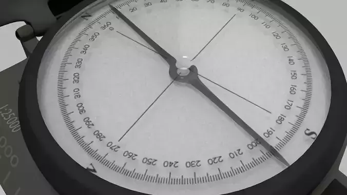 Military Compass 3D model