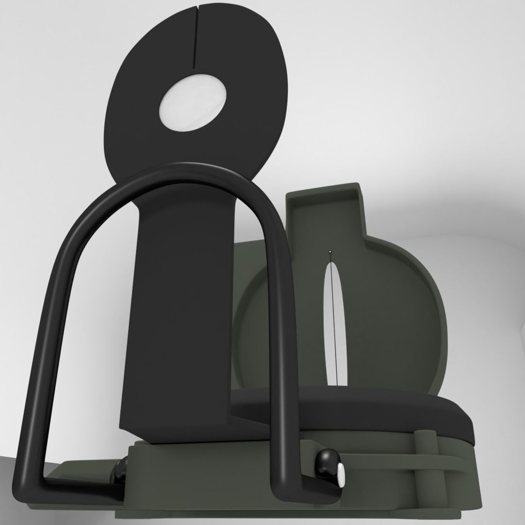 Military Compass 3D model_4