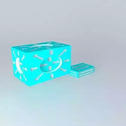 Layer 3 and Layer 2 switch symbols 3D model