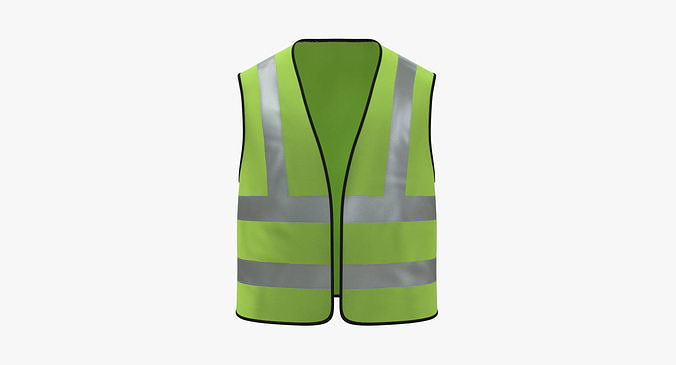 Worker Vest PBR Low-poly 3D model