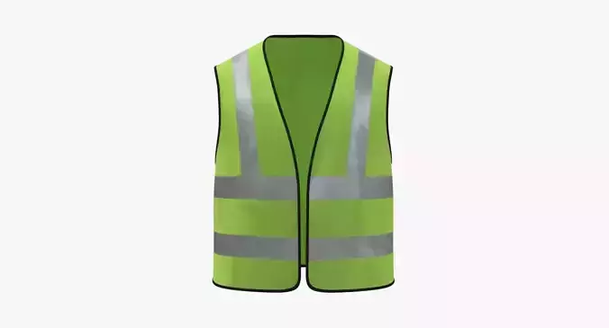 Worker Vest PBR Low-poly 3D model