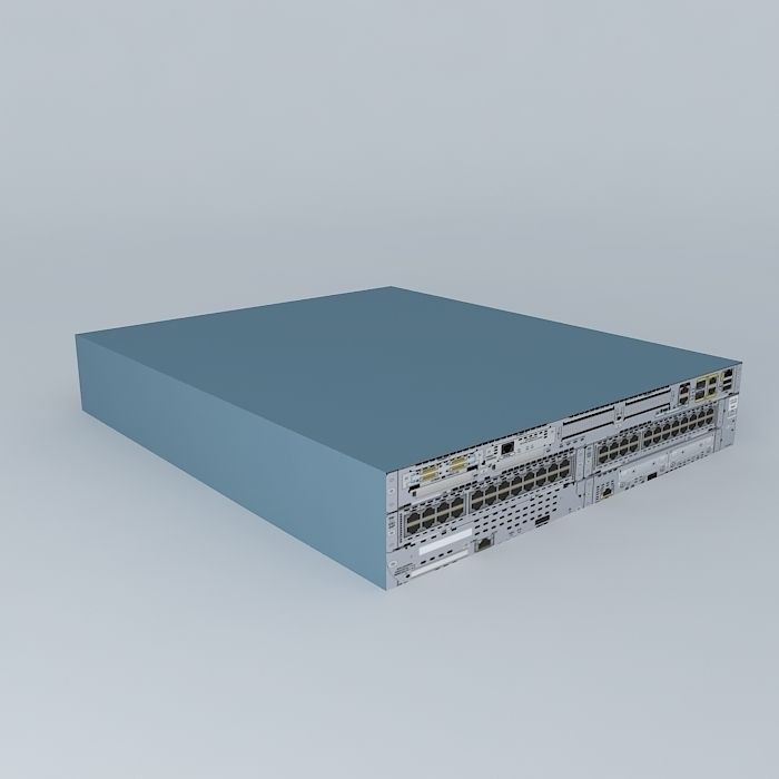 Cisco 3925 Router 3D model | CGTrader