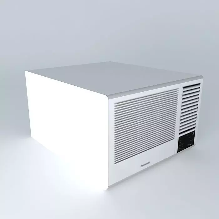 Window Air Coniditioner 3D model_0