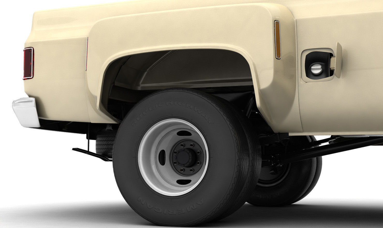 GENERIC PICKUP TRUCK 6 3D model_17