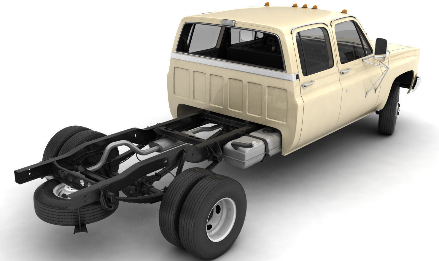 GENERIC PICKUP TRUCK 6 3D model_18
