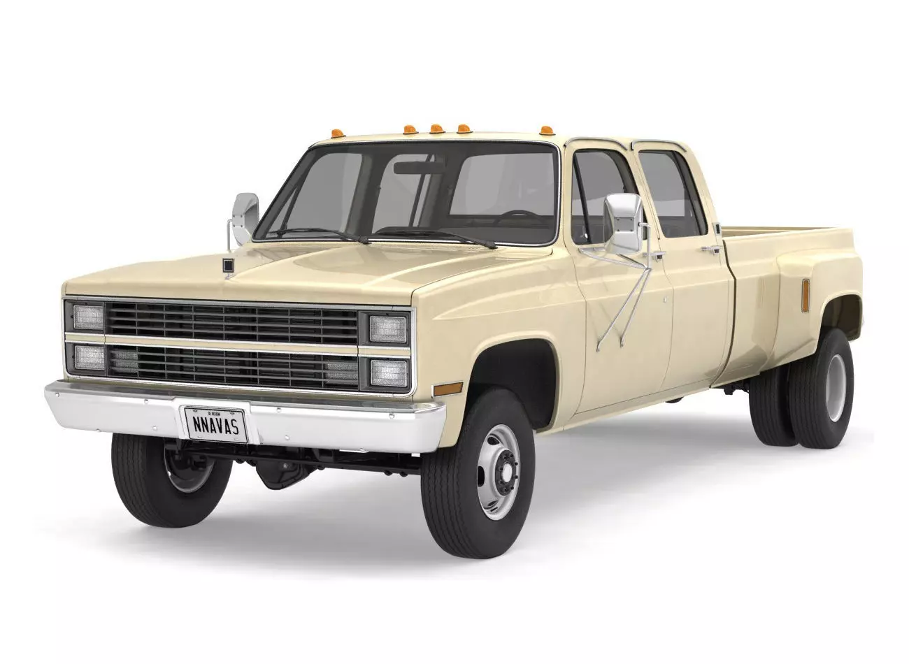 GENERIC PICKUP TRUCK 6 3D model_0