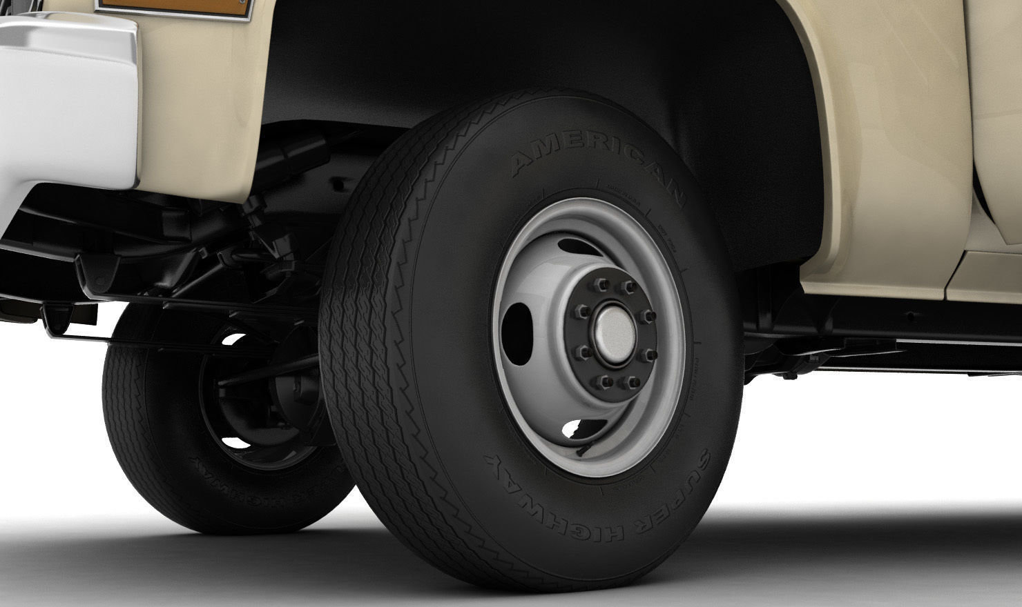 GENERIC PICKUP TRUCK 6 3D model_16