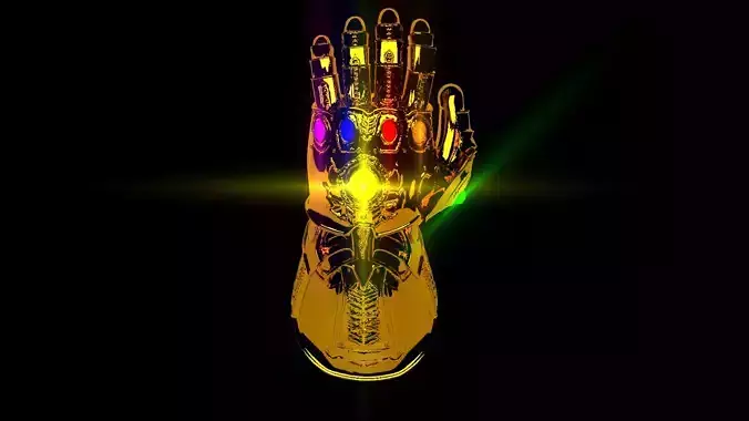 Infinity Gauntlet 3D High Poly Model