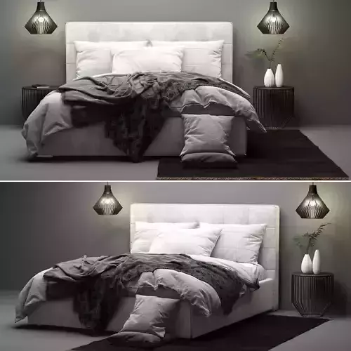 Mezzo Bed Boconcept 3D model